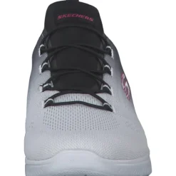 Damen Skechers Sneakers<149536, Slip-On-Sneaker, Damen, black white