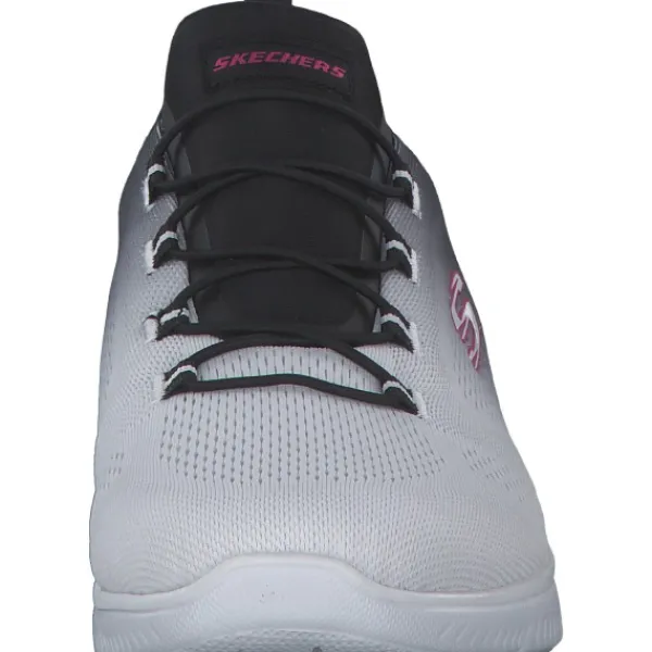 Damen Skechers Sneakers<149536, Slip-On-Sneaker, Damen, black white