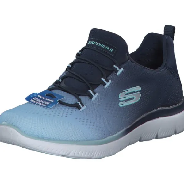 Damen Skechers Sneakers<149536, Slip-On-Sneaker, Damen, navy lt blue