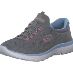 Damen Skechers Sneakers<150113, Slip-On-Sneaker, Damen, Grau (Grey)