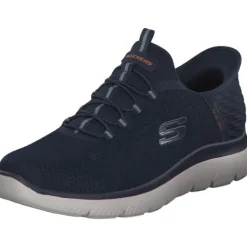 Herren Skechers Sneakers<232457, Slip-On-Sneaker, Herren, Blau