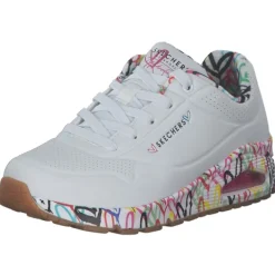 Damen Skechers Sneakers<155506, Sneakers Low, Damen, WHT Weiß