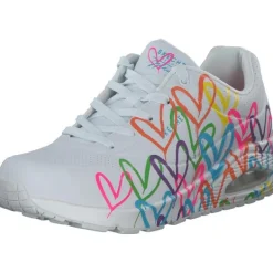 Damen Skechers Sneakers<177981, Sneakers Low, Damen, WEIß