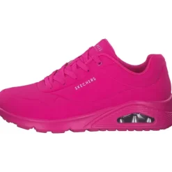 Damen Skechers Sneakers<73667, Sneakers Low, Damen, Pink (Neon Pink)