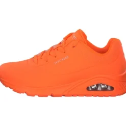 Damen Skechers Sneakers<73667, Sneakers Low, Damen, neon orange