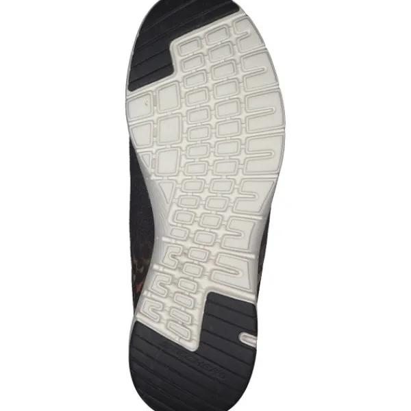 Damen Skechers Sneakers<13476, Sneakers Low, Damen, Schwarz (Black/Gold)