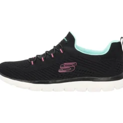 Damen Skechers Sneakers<149036, Sneakers Low, Damen, Schwarz (Black)