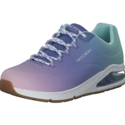 Damen Skechers Sneakers<155628, Sneakers Low, Damen, blue multi