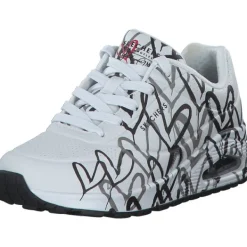 Damen Skechers Sneakers<155507, Sneakers Low, Damen, Weiß