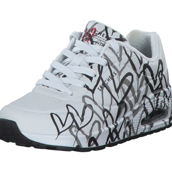 Damen Skechers Sneakers<155507, Sneakers Low, Damen, Weiß