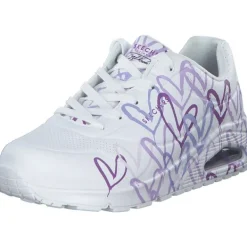 Damen Skechers Sneakers<155507, Sneakers Low, Damen, Weiß