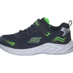 Kinder Skechers Slipper<403609L NVLM Mazematics, Slipper (Kinder), Kinder, navy/lime