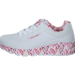 Kinder Skechers Klassische- & Business Schuhe<314976L WRPK 314976L, Schnürschuhe, Kinder, Weiß (White)