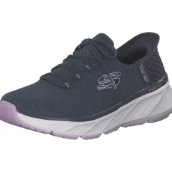Damen Skechers Klassische- & Business Schuhe<150470-NVLV EDGERIDE, Schnürschuhe, Damen, NAVY / LAVENDER TRIM
