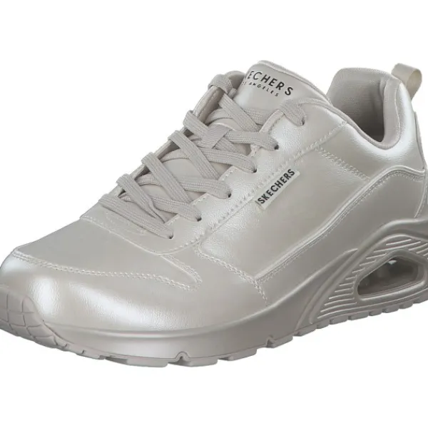 Damen Skechers Klassische- & Business Schuhe<177104-OFWT UNO-GALACTIC GAL, Schnürschuhe, Damen, White/Offwhite