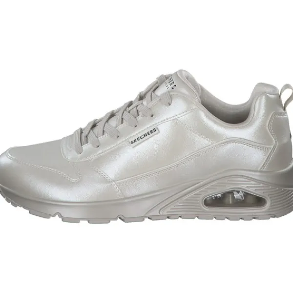 Damen Skechers Klassische- & Business Schuhe<177104-OFWT UNO-GALACTIC GAL, Schnürschuhe, Damen, White/Offwhite