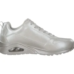 Damen Skechers Klassische- & Business Schuhe<177104-OFWT UNO-GALACTIC GAL, Schnürschuhe, Damen, White/Offwhite