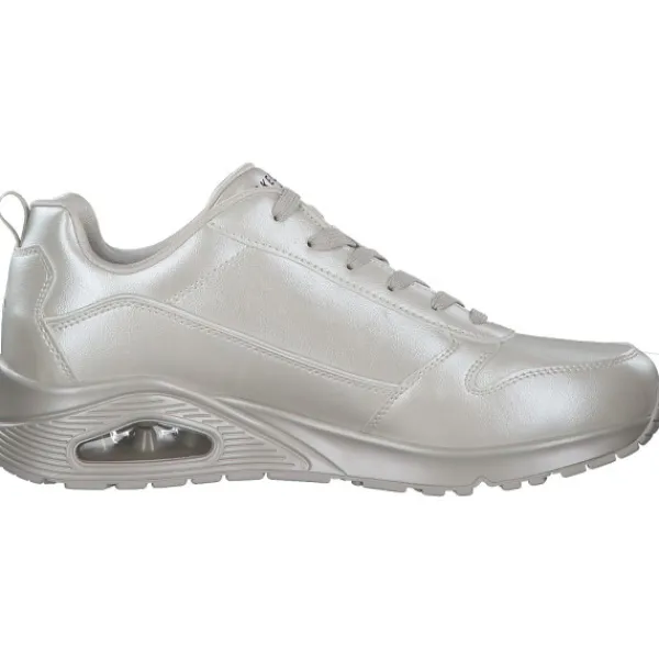 Damen Skechers Klassische- & Business Schuhe<177104-OFWT UNO-GALACTIC GAL, Schnürschuhe, Damen, White/Offwhite