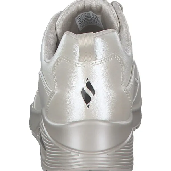 Damen Skechers Klassische- & Business Schuhe<177104-OFWT UNO-GALACTIC GAL, Schnürschuhe, Damen, White/Offwhite