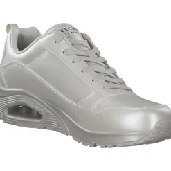 Damen Skechers Klassische- & Business Schuhe<177104-OFWT UNO-GALACTIC GAL, Schnürschuhe, Damen, White/Offwhite