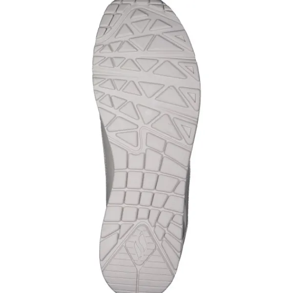 Damen Skechers Klassische- & Business Schuhe<177104-OFWT UNO-GALACTIC GAL, Schnürschuhe, Damen, White/Offwhite