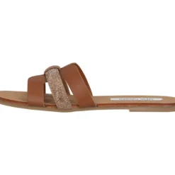 Damen Steve Madden Pantoletten & Badeschuhe<Edriah SM11002559, Plateau-Pantoletten, Damen, cognac multi
