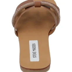 Damen Steve Madden Pantoletten & Badeschuhe<Edriah SM11002559, Plateau-Pantoletten, Damen, cognac multi