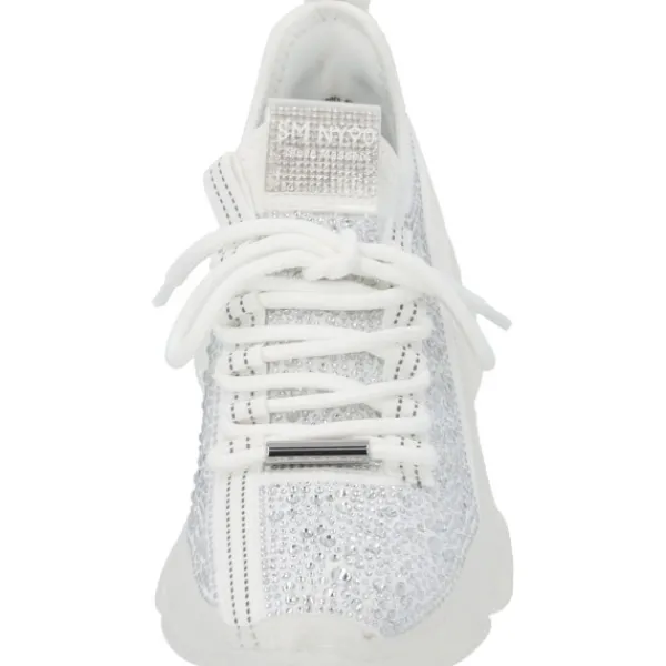 Damen Steve Madden Klassische- & Business Schuhe<Maxima SM11001807, Schnürschuhe, Damen, Weiß