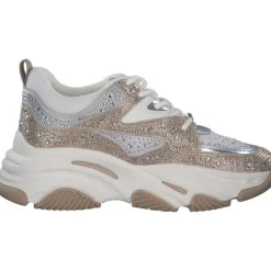 Damen Steve Madden Klassische- & Business Schuhe<Privy SM19000082, Schnürschuhe, Damen, SILVER/GOLD CREAM