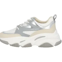 Damen Steve Madden Klassische- & Business Schuhe<Progressive SM19000096, Schnürschuhe, Damen, Silver/White