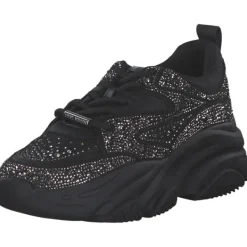 Damen Steve Madden Klassische- & Business Schuhe<SM19000082-915 Privy, Schnürschuhe, Damen, black/silver