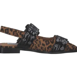 Damen Steve Madden Pantoletten & Badeschuhe<SM11003508-BLO Grand Ave-L, Pantoletten & Badeschuhe, Damen, black/leopard