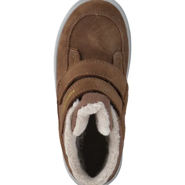 Kinder Superfit Lauflernschuhe<1-106314-3000 Stiefelette Leder, Lauflernschuhe, Kinder, BRAUN/GELB