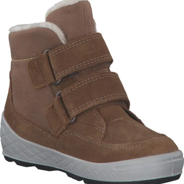 Kinder Superfit Lauflernschuhe<1-106314-3000 Stiefelette Leder, Lauflernschuhe, Kinder, BRAUN/GELB