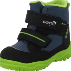 Kinder Superfit Lauflernschuhe<HUSKY1 006045 M, Lauflernschuhe, Kinder, SCHWARZ/HELLGRÜN