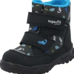 Kinder Superfit Lauflernschuhe<HUSKY1 006045 M, Lauflernschuhe, Kinder, GRAU/HELLBLAU