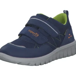 Kinder Superfit Slipper<SPORT7 MINI 06182 M, Slipper (Kinder), Kinder, BLAU/HELLGRÜN