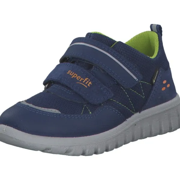 Kinder Superfit Slipper<SPORT7 MINI 06182 M, Slipper (Kinder), Kinder, BLAU/HELLGRÜN