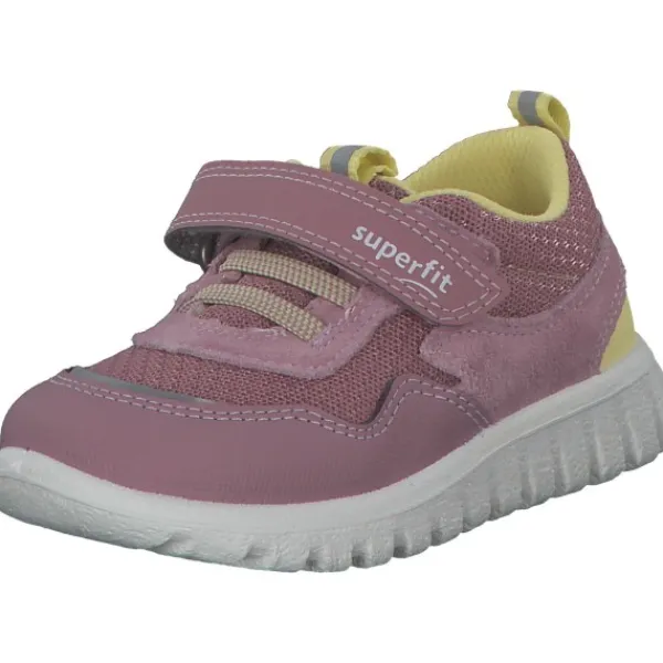 Kinder Superfit Slipper<SPORT7 MINI 06204 W, Slipper (Kinder), Kinder, ROSA/GELB