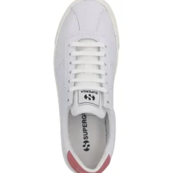 Damen Superga Sneakers<2843 Club S S7126CW, Sneakers Low, Damen, white pink favorio