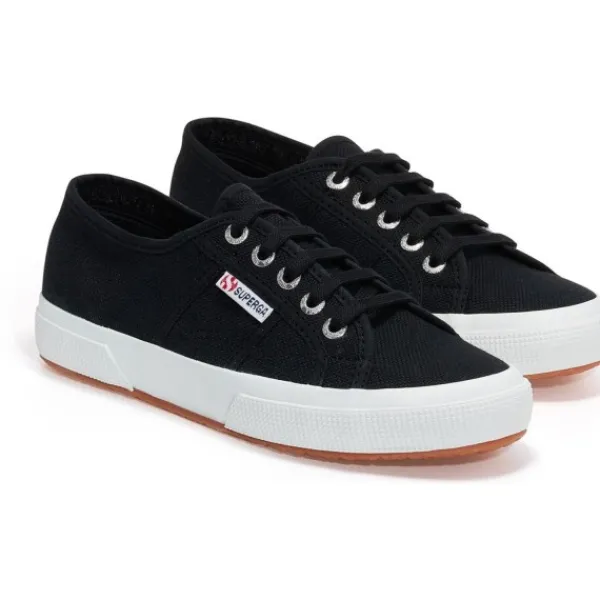 Damen Superga Sneakers<2750 Cotu Classic S000010, Sneakers Low, Damen, Schwarz/Weiß