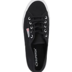 Damen Superga Sneakers<2750 Cotu Classic S000010, Sneakers Low, Damen, Schwarz/Weiß