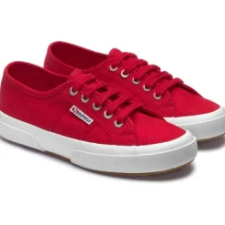 Damen Superga Sneakers<2750 Cotu Classic S000010, Sneakers Low, Damen, Rot (Red White)