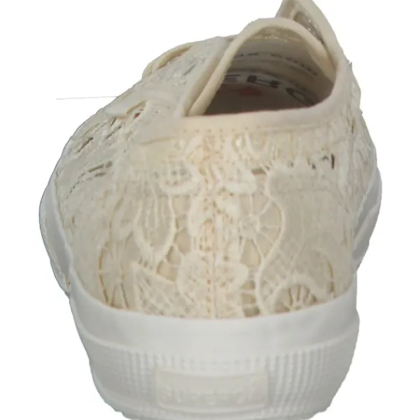 Damen Superga Sneakers<2750 Macrame S81219W, Sneakers Low, Damen, beige eggshell