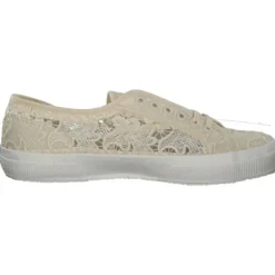 Damen Superga Sneakers<2750 Macrame S81219W, Sneakers Low, Damen, beige eggshell