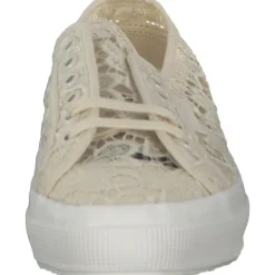 Damen Superga Sneakers<2750 Macrame S81219W, Sneakers Low, Damen, beige eggshell
