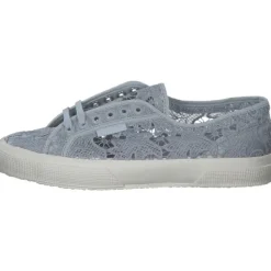 Damen Superga Sneakers<2750 Macrame S81219W, Sneakers Low, Damen, grey lilla avorio