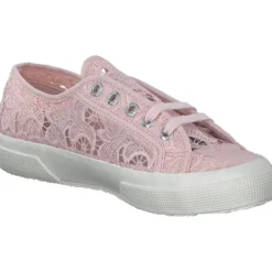 Damen Superga Sneakers<2750 Macrame S81219W, Sneakers Low, Damen, Pink