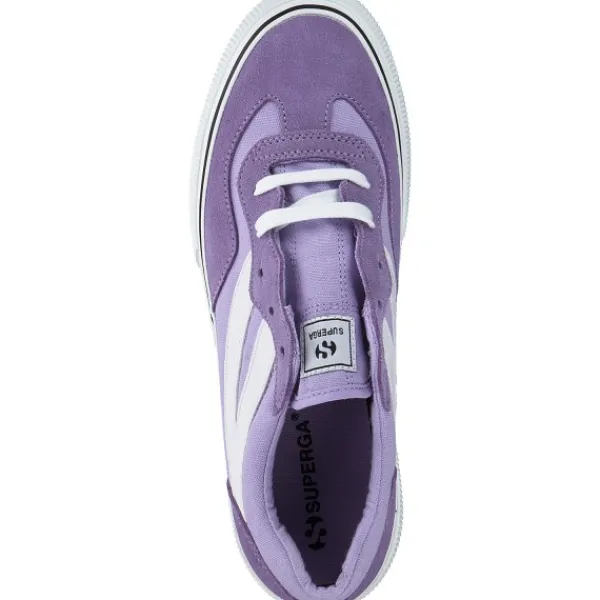Damen Superga Klassische- & Business Schuhe<3041 Revolly Colorblock S1151MW, Schnürschuhe, Damen, violet lilla white