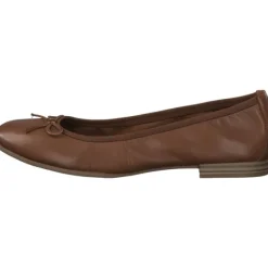 Damen Tamaris Ballerinas<22116, Ballerinas, Damen, Braun (Cognac)
